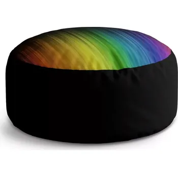 Taburet Sablio Taburet Circle Duhová záře: 38x48 cm