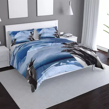 Povlečení Sablio Povlečení Tučňáci - 140x220 / 90x70