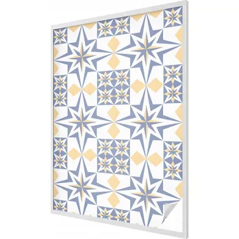 Okenní dekorace Fólie na sklo Okno Dýha Balkon Vzor hvězdy 100x146