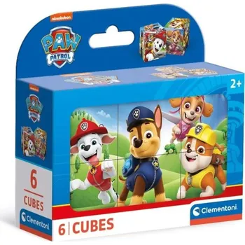 Hračka Obrázkové kostky Paw Patrol 6 ks