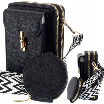 Kabelka Cambell kabelka eko kůže černá