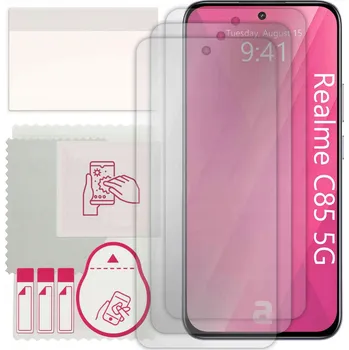 Pouzdro na mobilní telefon 3x Hydrogelová ochranná Fólie pro Realme C85 5G
