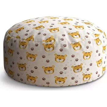 Taburet Sablio Taburet Circle Tygřík: 38x48 cm