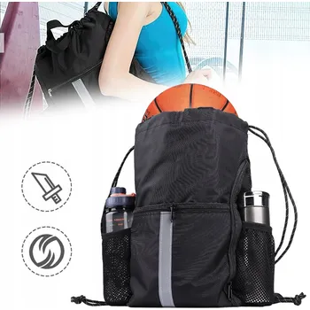 Městský batoh SPORTOVNÍ TAŠKA SE STAHOVACÍ ŠŇŮRKOU VODĚODOLNÁ BATOH SÍŤOVANÁ TAŠKA