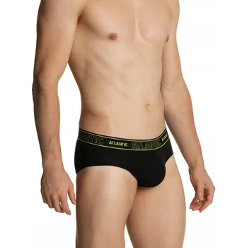 Pánské spodní prádlo ATLANTIC - Slipy Magic Pocket *M* MP1569 černé