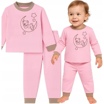 Dívčí pyžamo Dětské bavlněné pyžamo dvoudílné, měkké a prodyšné, velikost 80/86