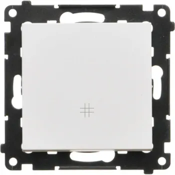 vypínač Vypínač křížový, řazení 7, 10 A / 230 V~, bezšroubové svorky, Simon 55 TW7.01/111, bílá