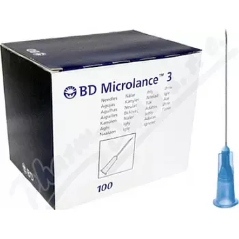 BD Microlance 3 inj.jehla 23G 0.6x40mm modrá 100ks