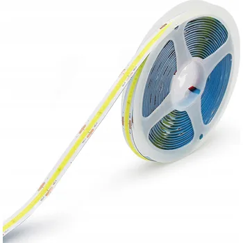 LED osvětlení LED COB pásek 12V BÍLÁ NEUTRÁLNÍ HOMOGENNÍ NEON 4000K 8MM 5M 320 LED/1M
