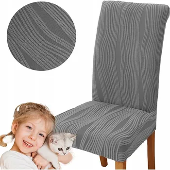 Prostěradlo Potah na židli MEBLE ODNOWA šedý