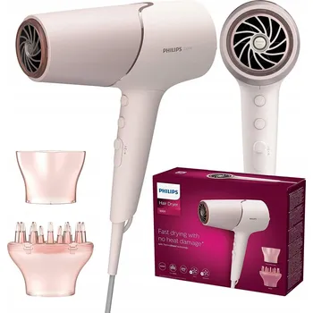 Fén Fén na vlasy Philips růžový 2300 W s ionizací a difuzérem