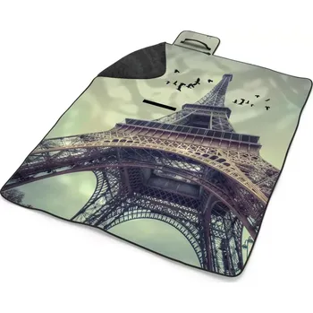 deka Sablio Plážová deka Eiffelova věž 3: 200x140 cm
