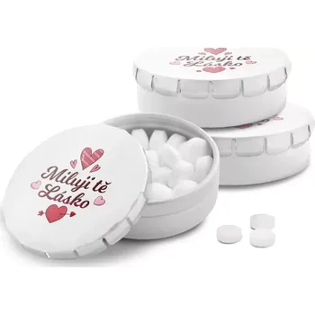 Bonbon Sablio Mentolky Miluji tě, lásko - 3 ks