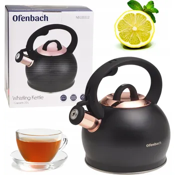 Varná konvice Tradiční ocelová Konvice Ofenbach 2 l černá