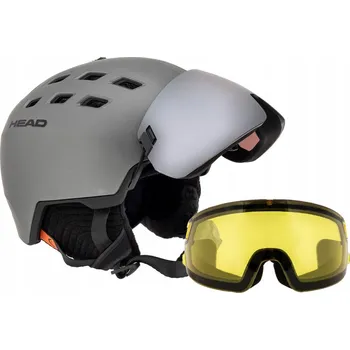 Pánská lyžařská helma se štítem HEAD RADAR 5K + štít v balení XS/S