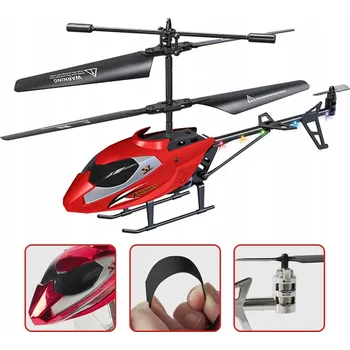 Obraz RC Vrtulník s LED, Gyroskopem a USB Nabíjením - 2.4GHz