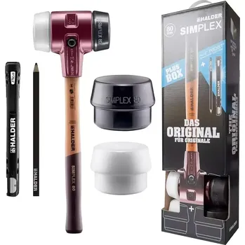 Kladivo Vyklepávací palička Halder 3027s015 pro zahradu, střechu, tesaře (SUPERPLAST/GUMOVÝ KOMPOZIT) (HAL3027s015)