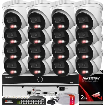 IP kamera SADA 16 KAMER PRO MONITORING 6MPx IPC-T260HA-LU HILOOK BY HIKVISION PoE 2TB
