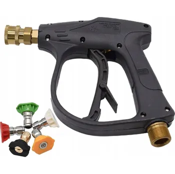 Stříkací pistole PISTOLE PRO TLAKOVÉ MYČKY 4350 PSI S 5 TRYSKAMI PRO AUTA