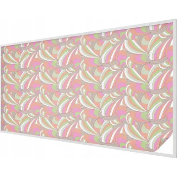 Okenní dekorace Dekorativní okenní fólie vitrážová mléčná s barevným cikcak vzorem 200x116 cm