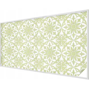 Okenní dekorace Fólie na sklo Okno Dýha Balkon Zelený ornament 200x116