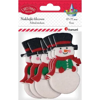 samolepka Filcové Samolepky Titanum 6 ks