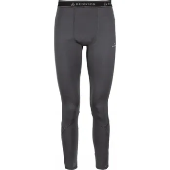 Dámské spodní prádlo Pánské termoaktivní prádlo BERGSON LANAPURA GREY Merino vlna vel. L