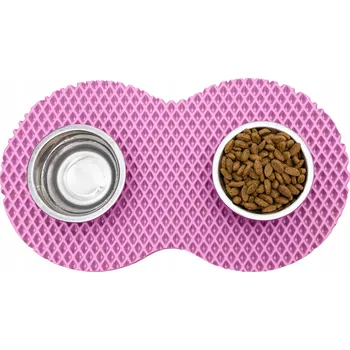 Miska pro psa Podložka pod misku Max-Dywanik růžová 0 l