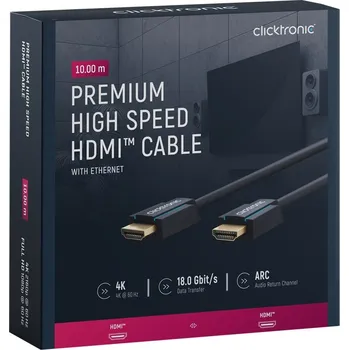 Video kabel Kabel Clicktronic 70307 HDMI - HDMI 10 m