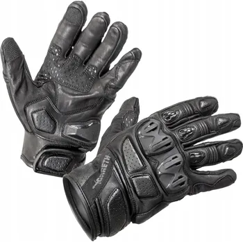Moto rukavice KOŽENÉ RUKAVICE NA MOTORKU KRÁTKÉ RUKAVICE S CHRÁNIČI GARETH XL