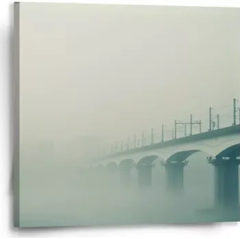 Obraz Sablio Obraz Železniční most - 50x50 cm