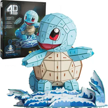 3D puzzle Spin Master Games 4D Build Pokemon Squirtle 3D model k sestavení