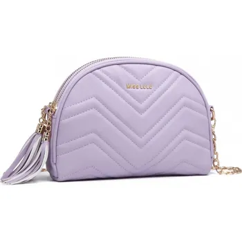 Kabelka Světle fialová dámská dvouzipová crossbody kabelka Winfred