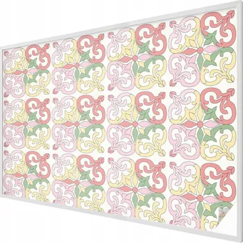 Okenní dekorace Fólie Okenní Samolepicí Mléčná Dekorativní Květinové ornamenty 200x146