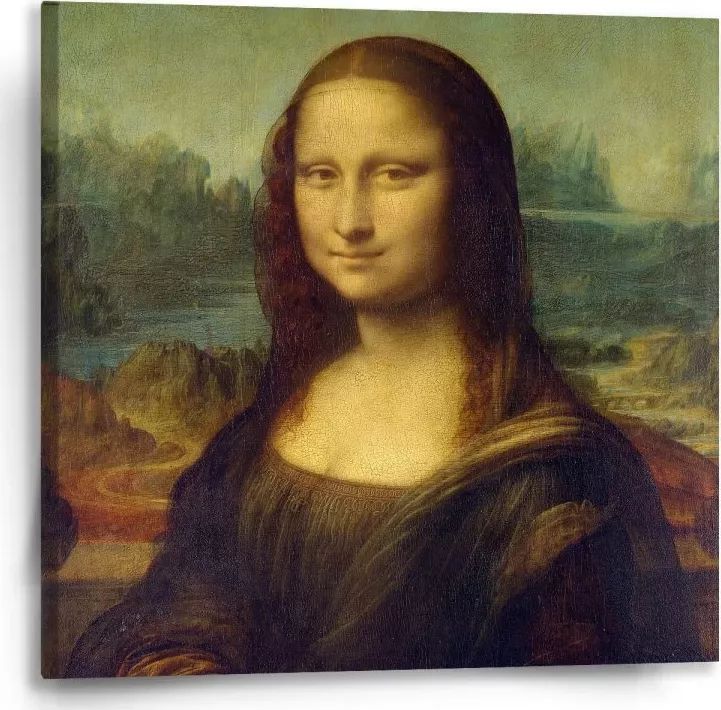 Sablio Obraz Mona Lisa - Leonardo da Vinci - 50x50 cm