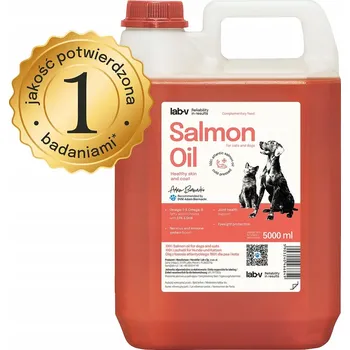 Lab V Lososový olej pro psy a kočky 5L