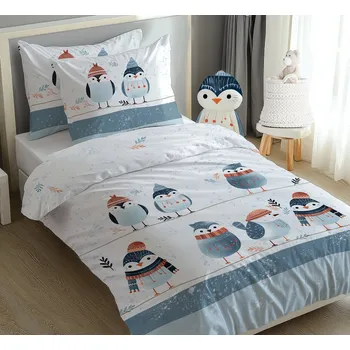 Povlečení Dětské povlečení TUČŇÁCI- polštářek 40x40cm