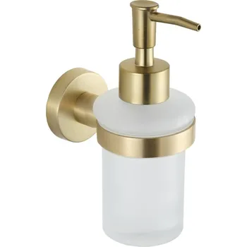 Dávkovač mýdla Mexen Remo dávkovač mýdla, kartáčovaný zlatý - 70507388-55 Dávkovače tekutého mýdla
