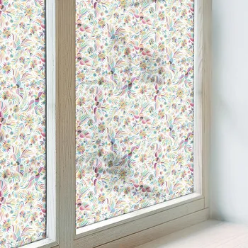 Polep vozidla Fólie Okenní dýha Samolepicí Ochranná fólie Mléčná barevná exotika 50x116