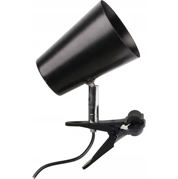 Lampička SPOTLIGHT Skandinávská Lampa s Klipem 1xE14 Max.40W Černý Kov - 1 ks
