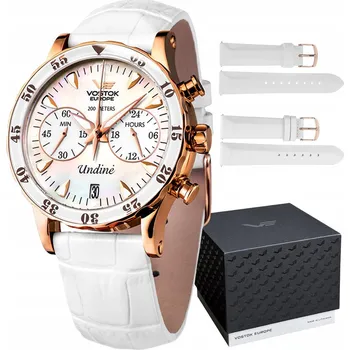 Hodinky Dámské hodinky Vostok Europe VK64-515B528 bílé