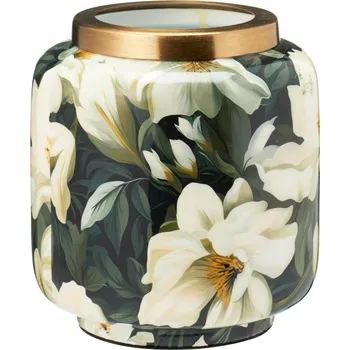 Váza VÁZA NA KVĚTINY dekorativní malá vázička na květiny v15 cm do obýváku