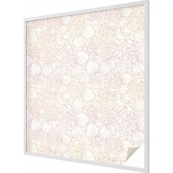 Okenní dekorace Dekorativní okenní fólie, mléčné sklo, květinová elegance, 100x116 cm