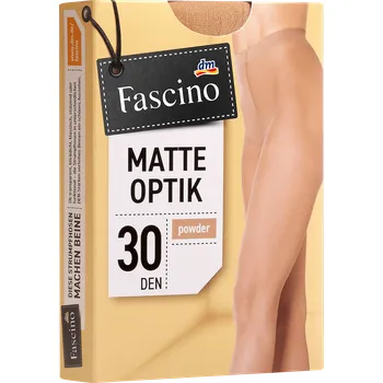 Dámské legíny Fascino punčochové kalhoty, 30 DEN, matné pudrové, vel. 38-40