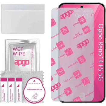 Pouzdro na mobilní telefon Hybridní Sklo pro Oppo Reno14 FS 5G, alternativa tvrzeného skla, flexibilní