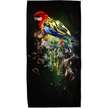 Osuška Sablio Ručník Barevný papoušek - 50x100 cm