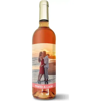 Víno Sablio Růžové víno s vlastní etiketou