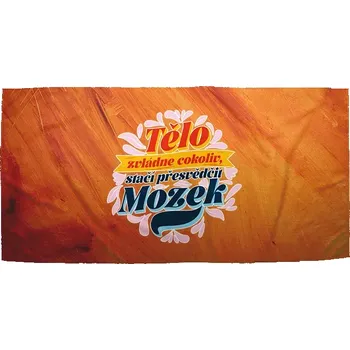 Sablio Ručník Tělo zvládne cokoliv, stačí přesvědčit mozek - 50x100 cm