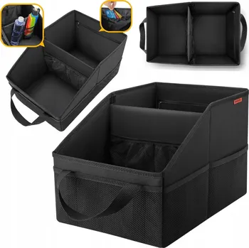 Organizér do auta ORGANIZÉR DO AUTA S DRŽÁKY, ÚLOŽNÝ BOX DO KUFRU AUTA
