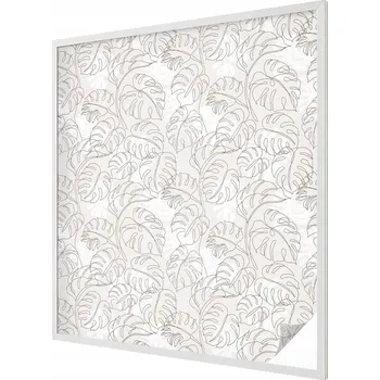 Okenní dekorace Samolepicí Okenní Fólie Mrazuvzdorná Dekorativní Rostlinný Ornament 100x116